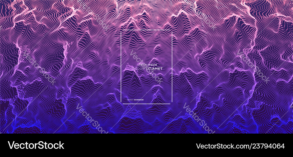 Science technology background with particle Science technology background with particle vector image
