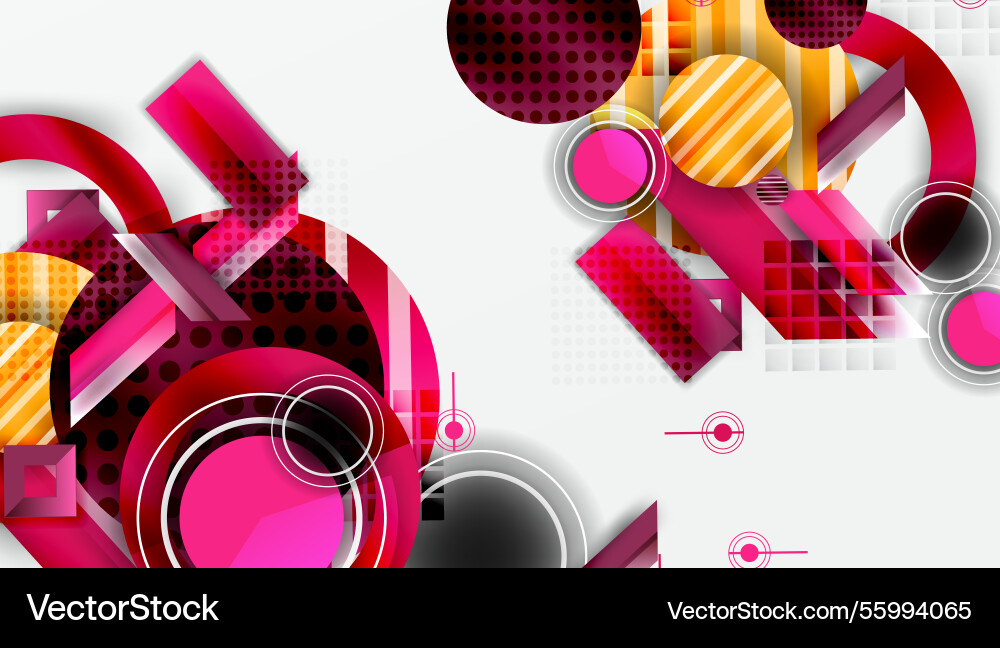 Dynamic complex geometric abstract background Dynamic complex geometric abstract background vector image