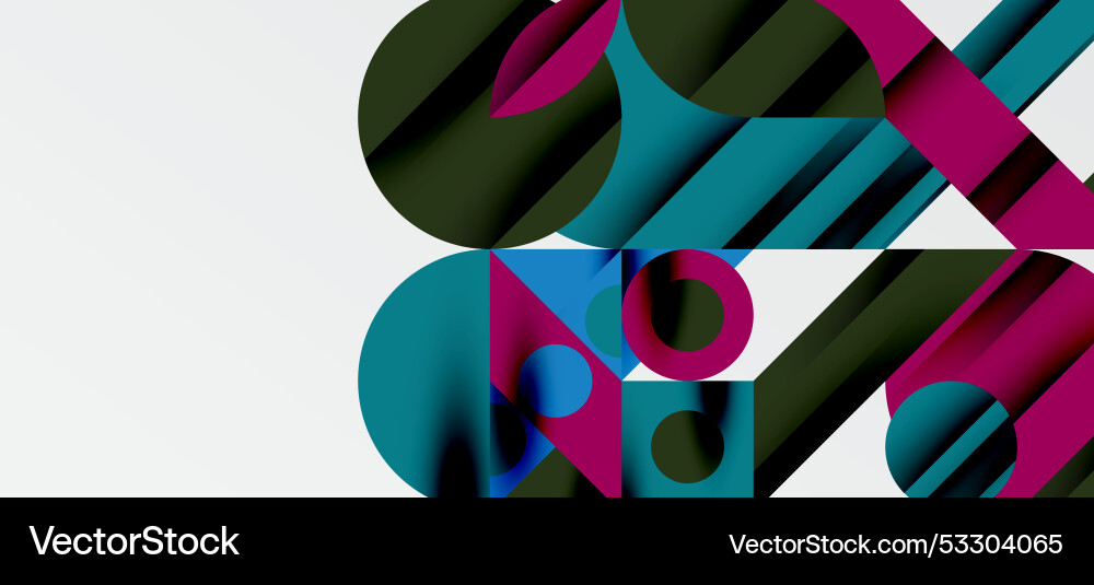 Geometric neo patterns abstract background Vector Image