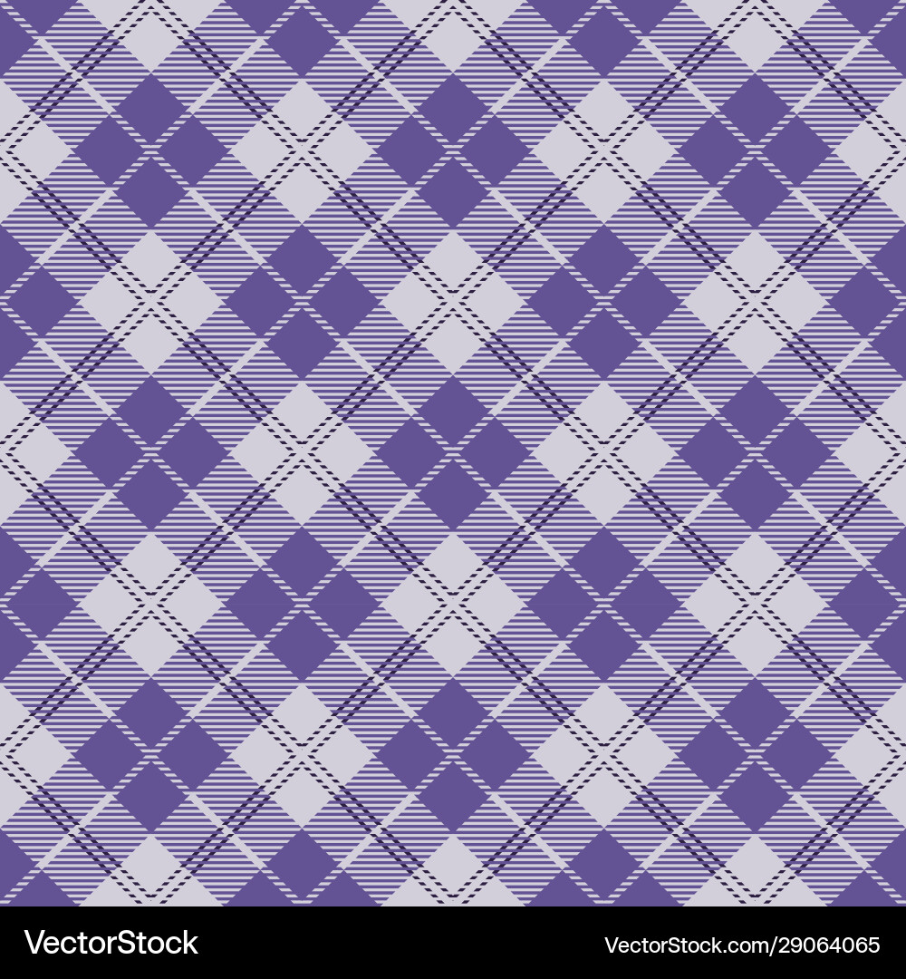 Ultra violet tartan seamless pattern background Vector Image