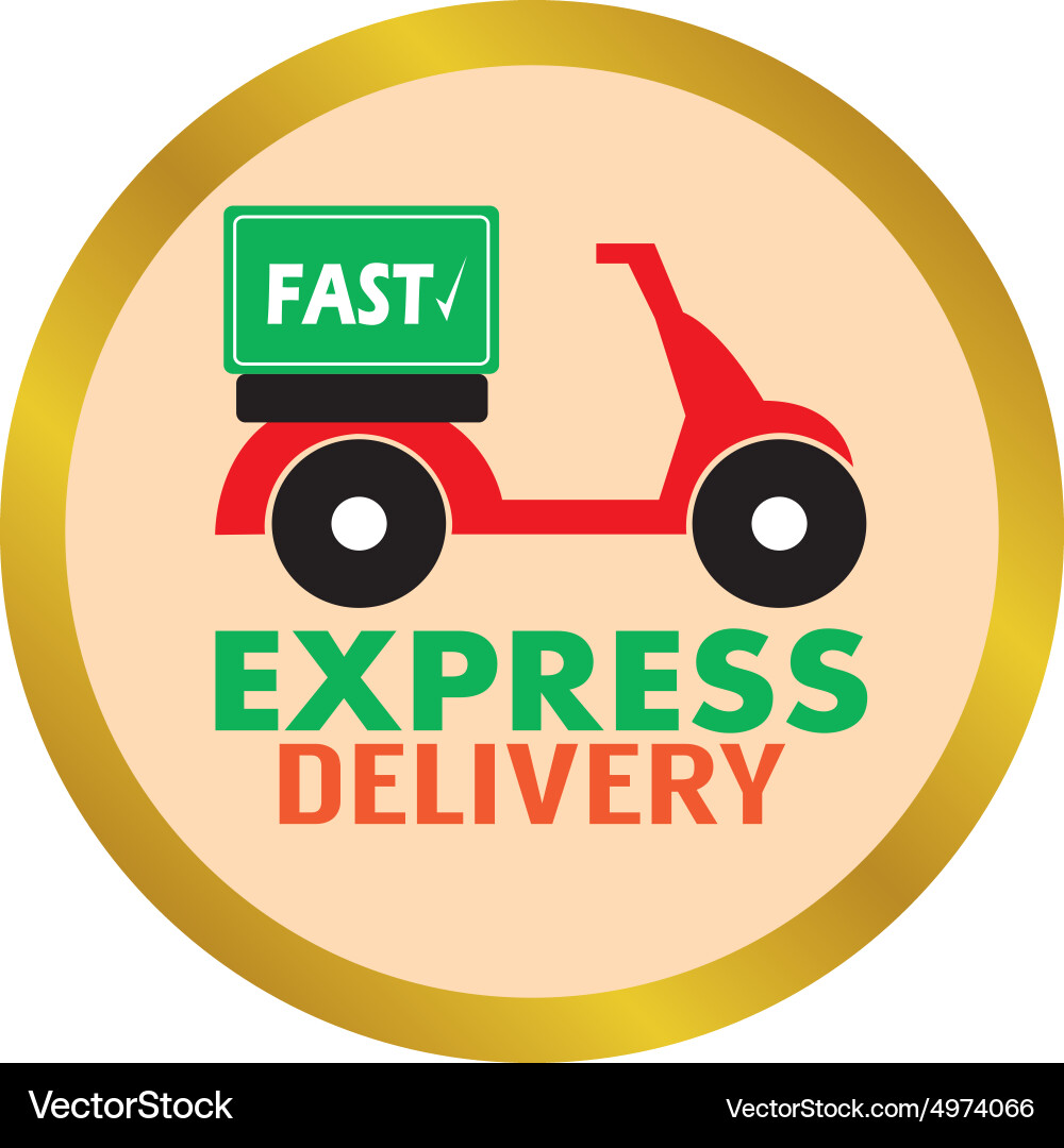 Abstract delivery object on a white background Vector Image