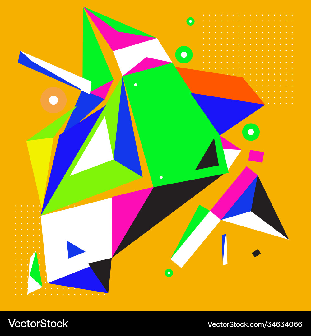 Abstract modern triangles background pattern Abstract modern triangles background pattern Vector Image