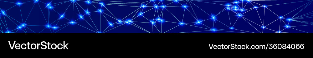 Abstract network background vector image