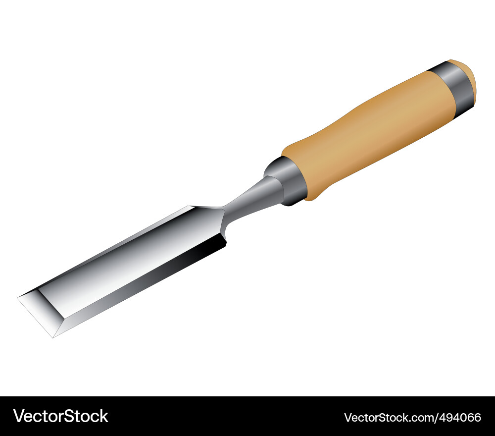 Carpentry Chisel vector image