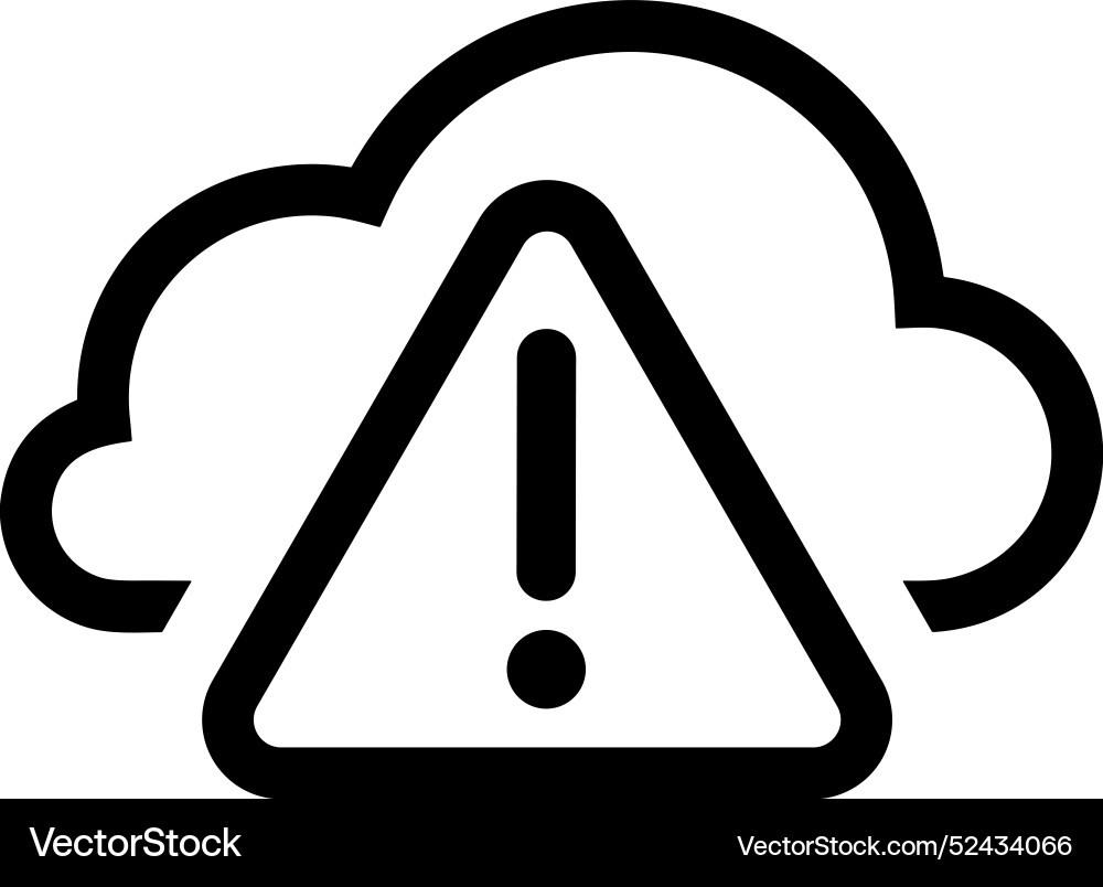 Cloud storage icon symbol image of the database Cloud storage icon symbol image of the database Vector Image