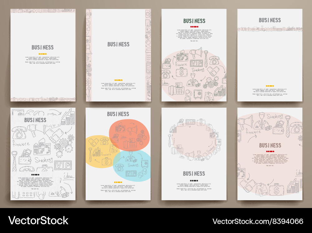 Design template blank booklets in graphics vector image