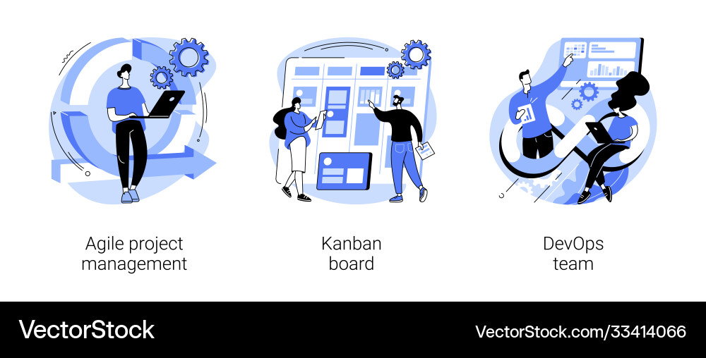 Software development company abstract concept Software development company abstract concept vector image