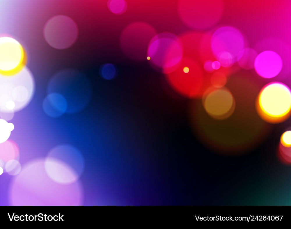Abstract bokeh light on colors background Abstract bokeh light on colors background vector image