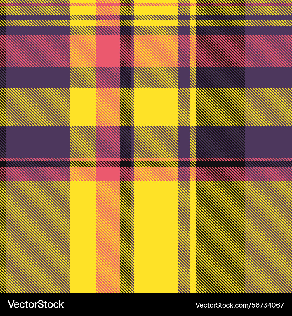 Backdrop check fabric seamless menu pattern plaid Vector Image