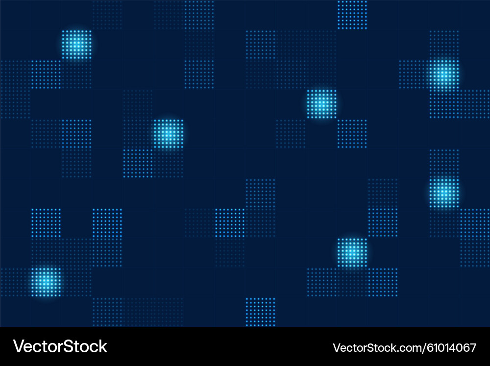Dark Blue Pixel Matrix – Royalty-Free Vector | VectorStock