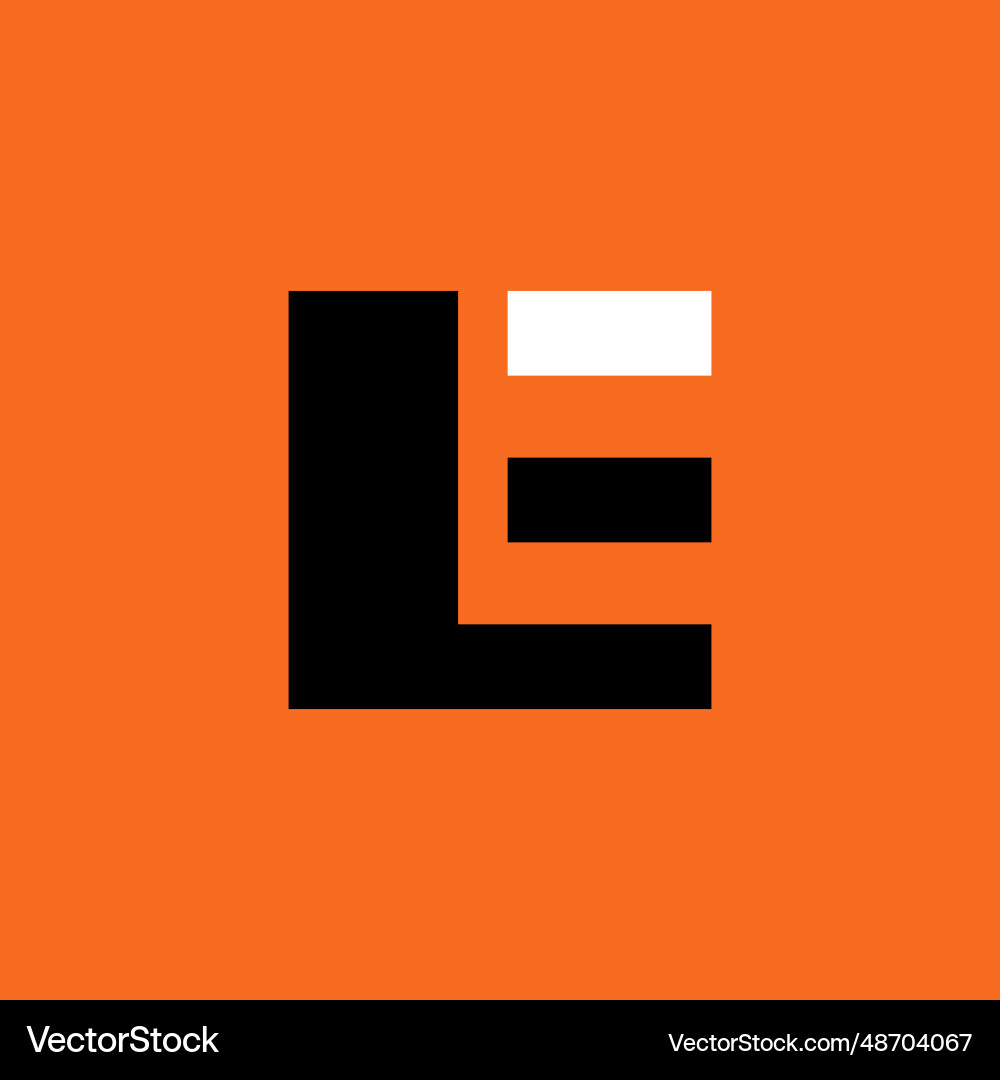 Letter e logo icon design element template Letter e logo icon design element template vector image