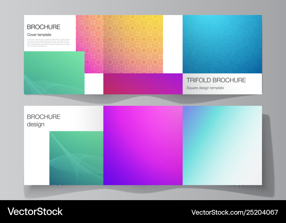 Minimal editable layout square Vector Image