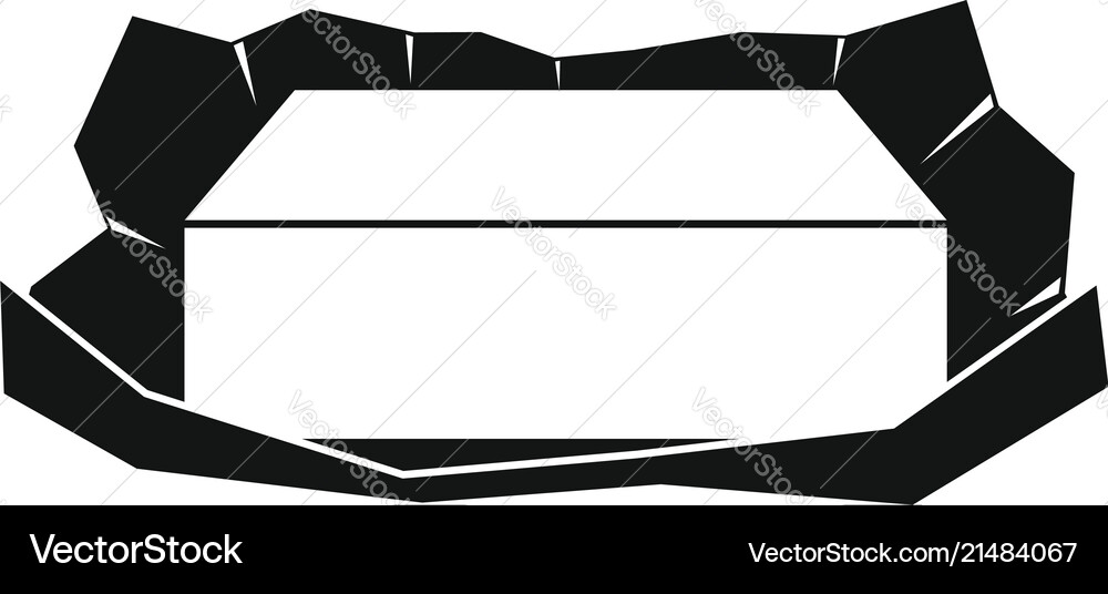 Open butter pack icon simple style Open butter pack icon simple style vector image
