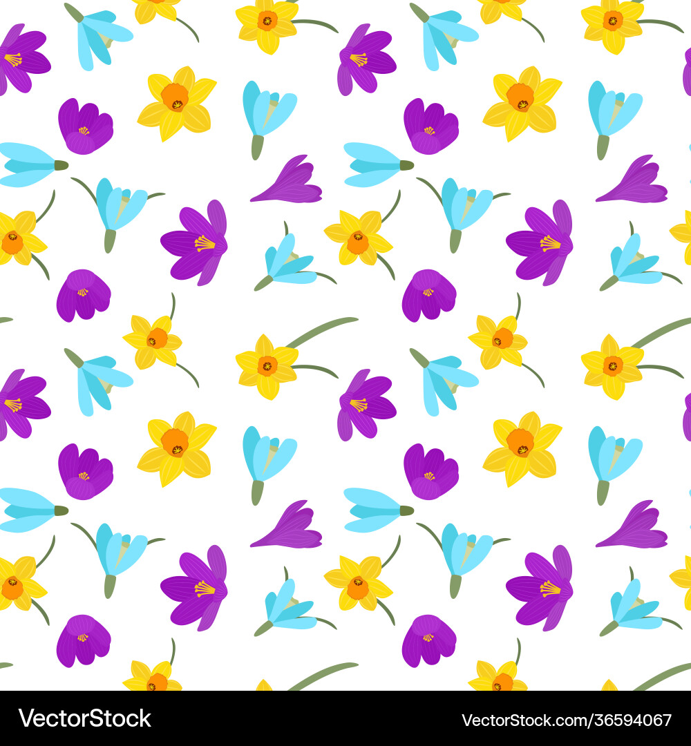 Seamless pattern with different colors Vector Image