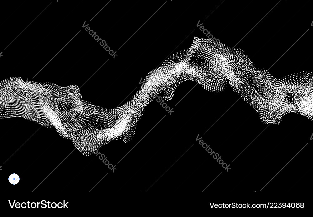 Array with dynamic particles composition Array with dynamic particles composition Vector Image