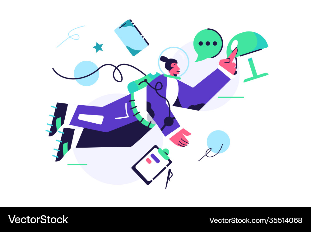 Guy introduces himself as if he Royalty Free Vector Image