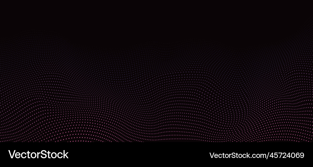 Abstract dark background with point wave Abstract dark background with point wave vector image