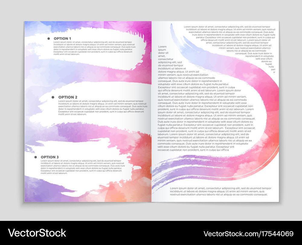 Abstract layout background set for art vector image