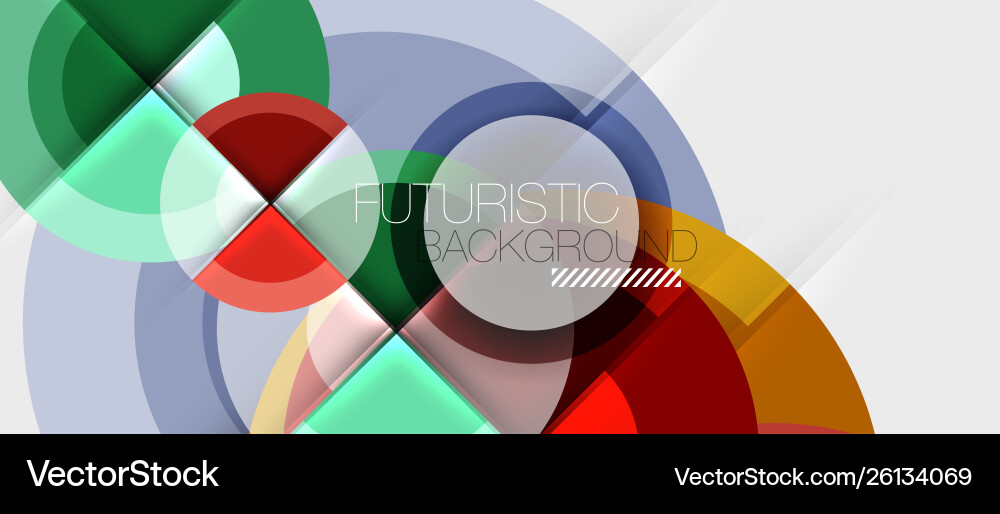 Geometric design abstract background - circles Geometric design abstract background - circles vector image