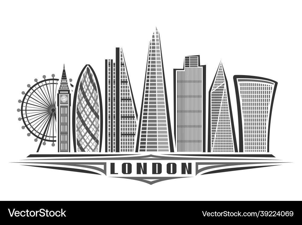 London vector image