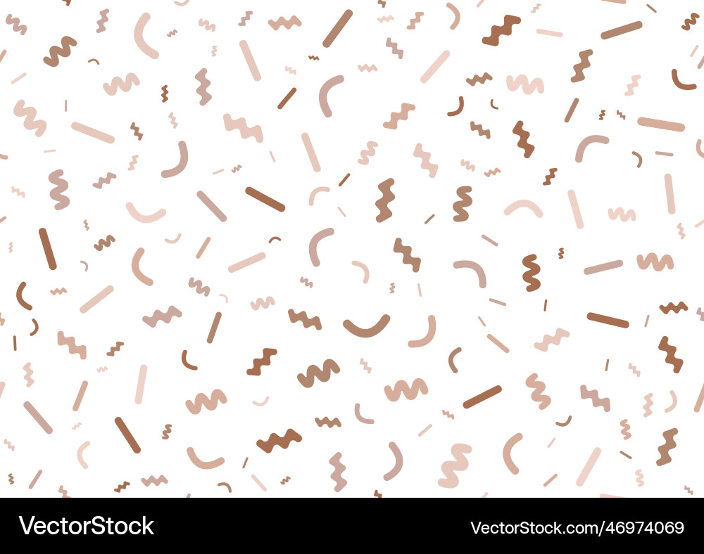 Seamless pattern of multicolored abstract shapes vector image