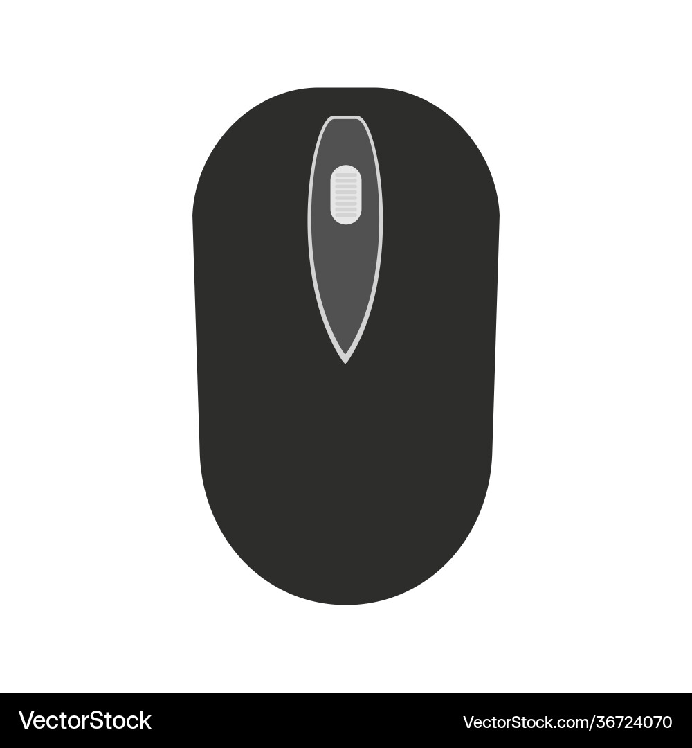 Pc computer mouse technology with button Pc computer mouse technology with button vector image