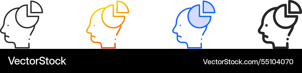 Program iconthin linear gradient blue stroke Program iconthin linear gradient blue stroke vector image