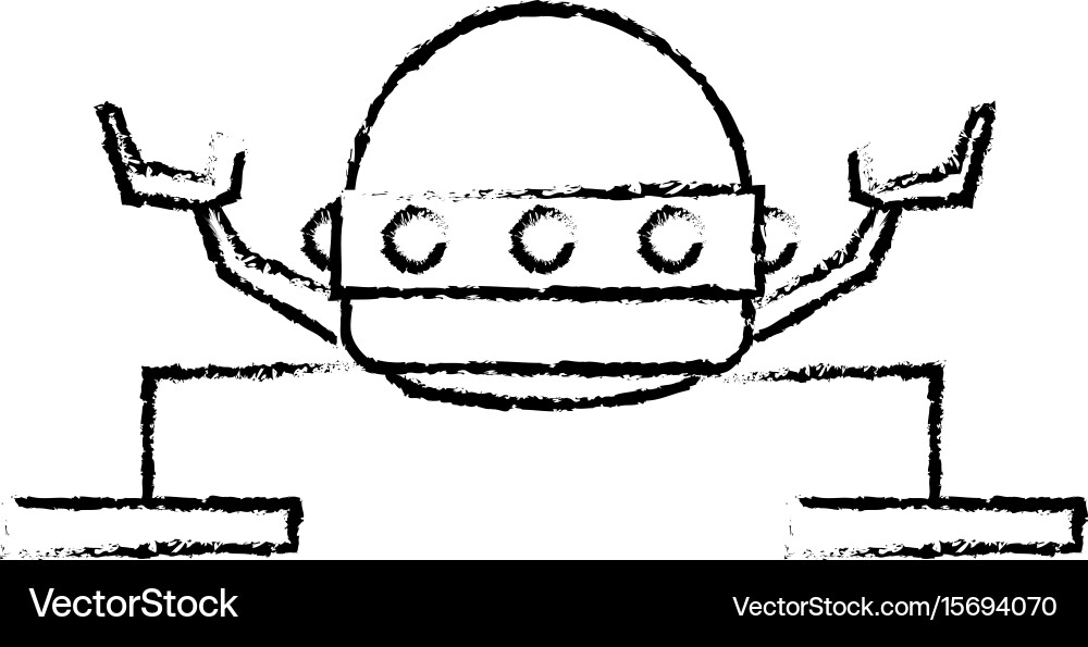 Robot arms technology device smart Vector Image