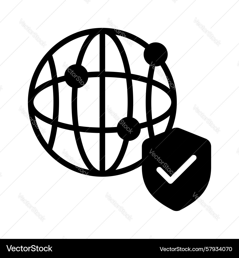 Secure network Vector Image