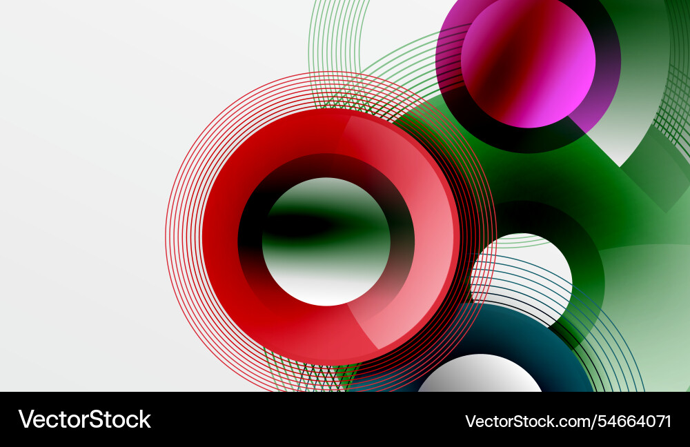 Abstract composition of overlapping circles Abstract composition of overlapping circles Vector Image