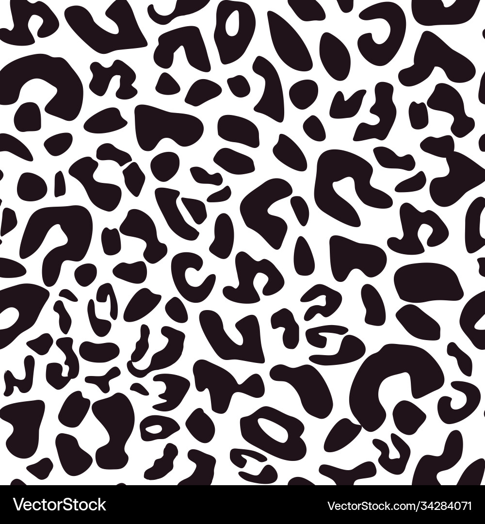 Animal leopard abstract seamless pattern print Vector Image
