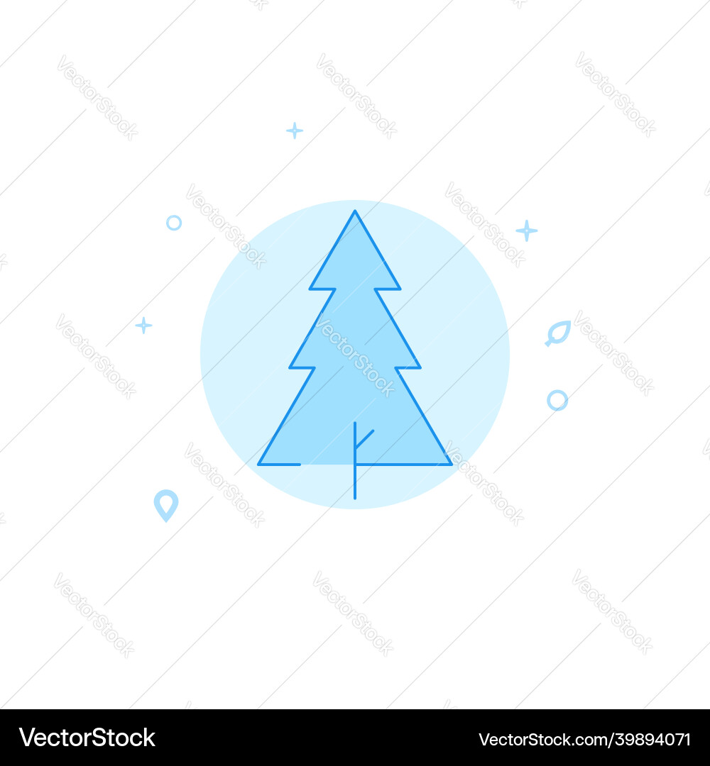 Dreieck Weihnachtsbaum flache Symbol Dreieck Weihnachtsbaum flache Symbol vektorbild