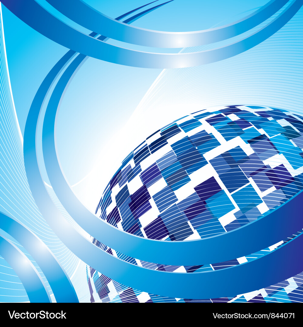 Modern Abstract Tech Background vector image