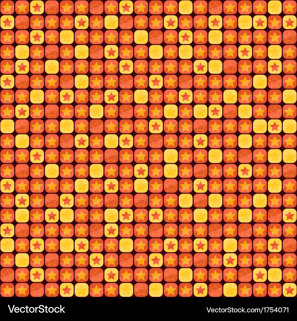 Retro pattern with stars Vector Image