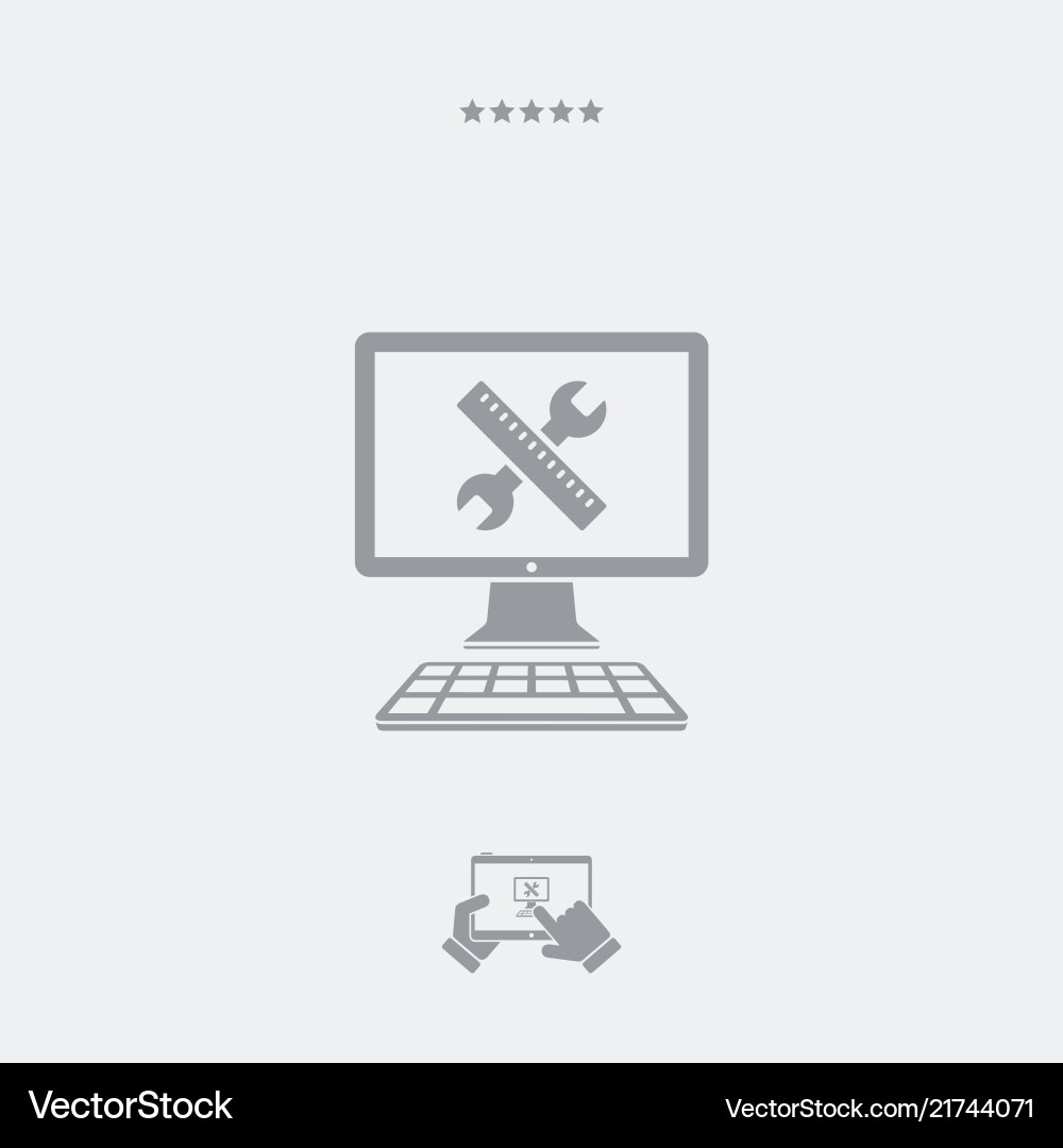 Software for design and project Vector Image