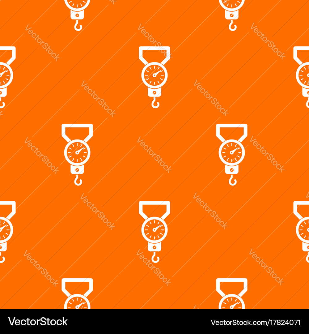 Spring scale pattern seamless vector image