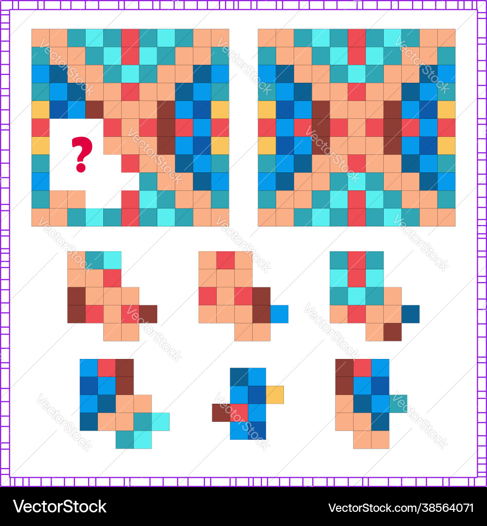 Task logic and attention for children Task logic and attention for children vector image