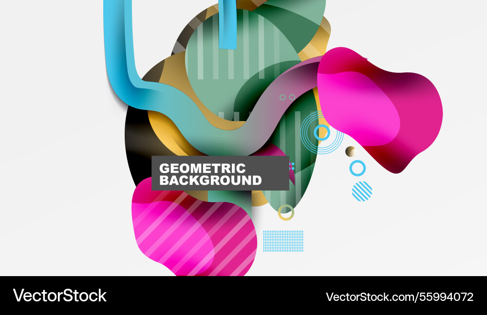 Abstract background - lines circles and liquid Abstract background - lines circles and liquid vector image