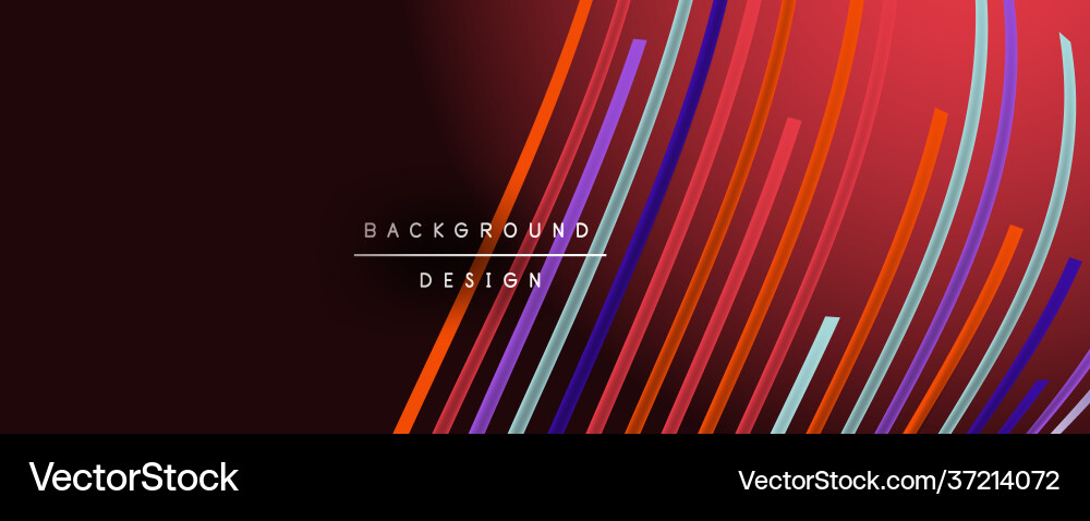 Abstract colorful lines background Vector Image