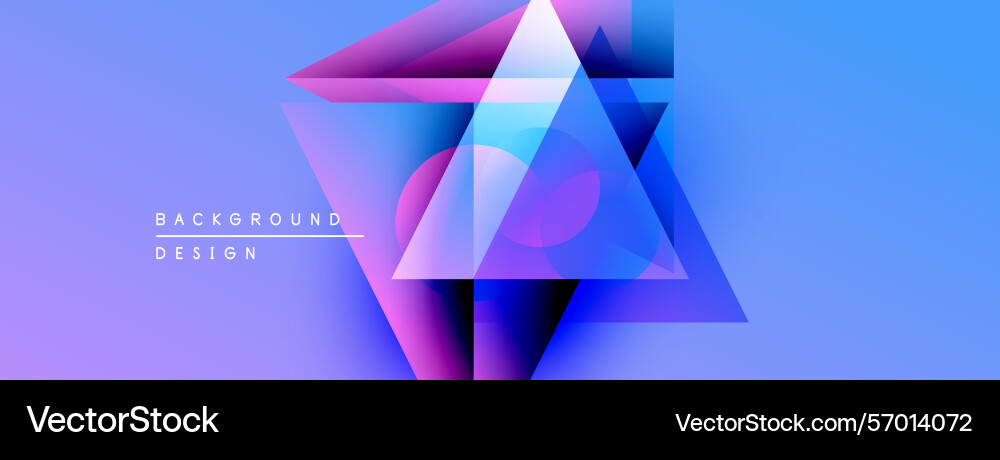 Abstract geometric shapes overlap creating Abstract geometric shapes overlap creating vector image