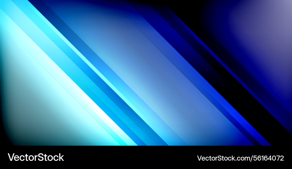 Blaue Linien erzeugen dynamisches Diagonalmuster Vektorbild