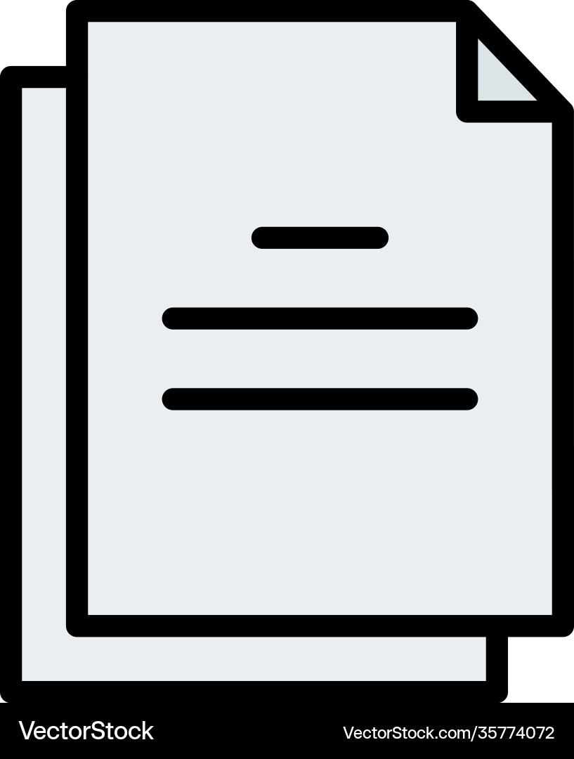 Duplicate document icon Vector Image