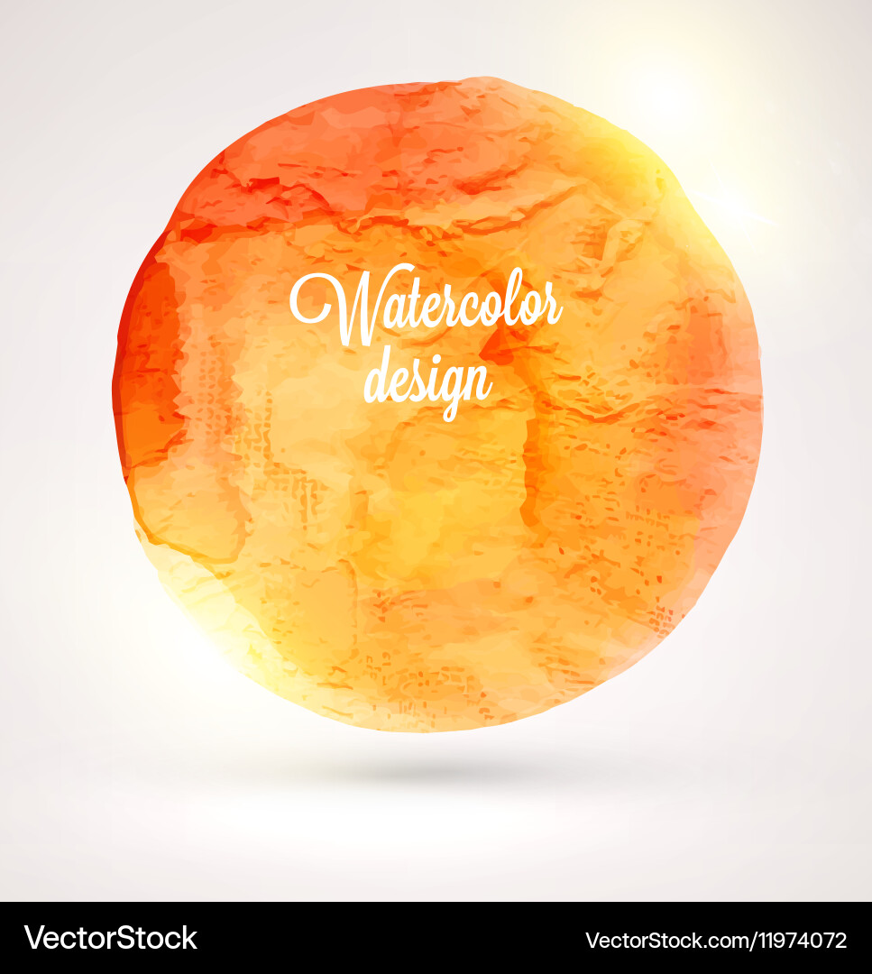 Watercolor Splash Art Vector Image