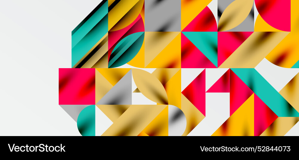 Geometric neo patterns abstract background Vector Image