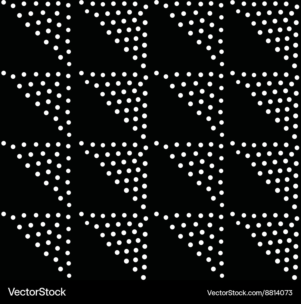 Geometric Pointillism Pattern Vector Image