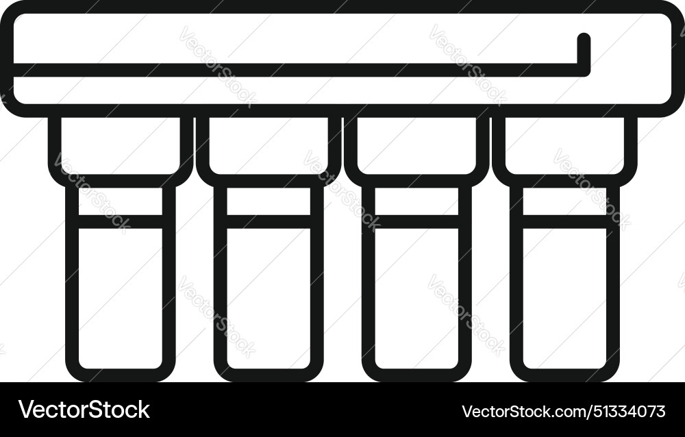 Line art of classical columns Line art of classical columns Vector Image