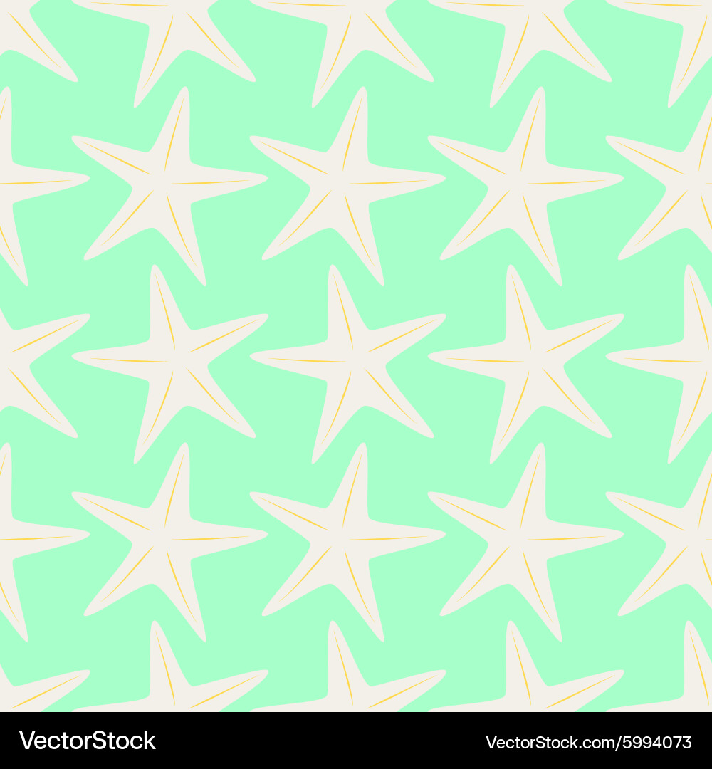 Seashell Pattern Background Vector Image