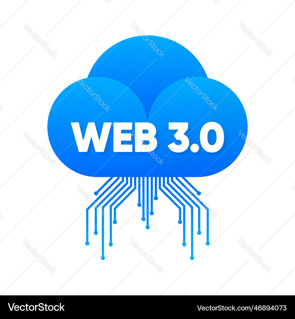 Web 30 neue Internet-Zukunft verteilt Blockchain Web 30 neue Internet-Zukunft verteilt Blockchain vektorbild