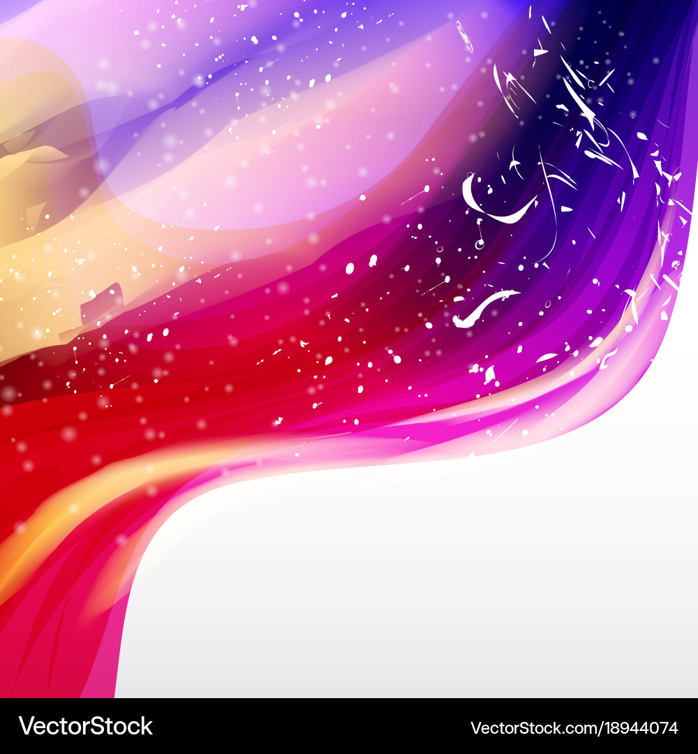 Minimal curve liquid spark wave background vector image