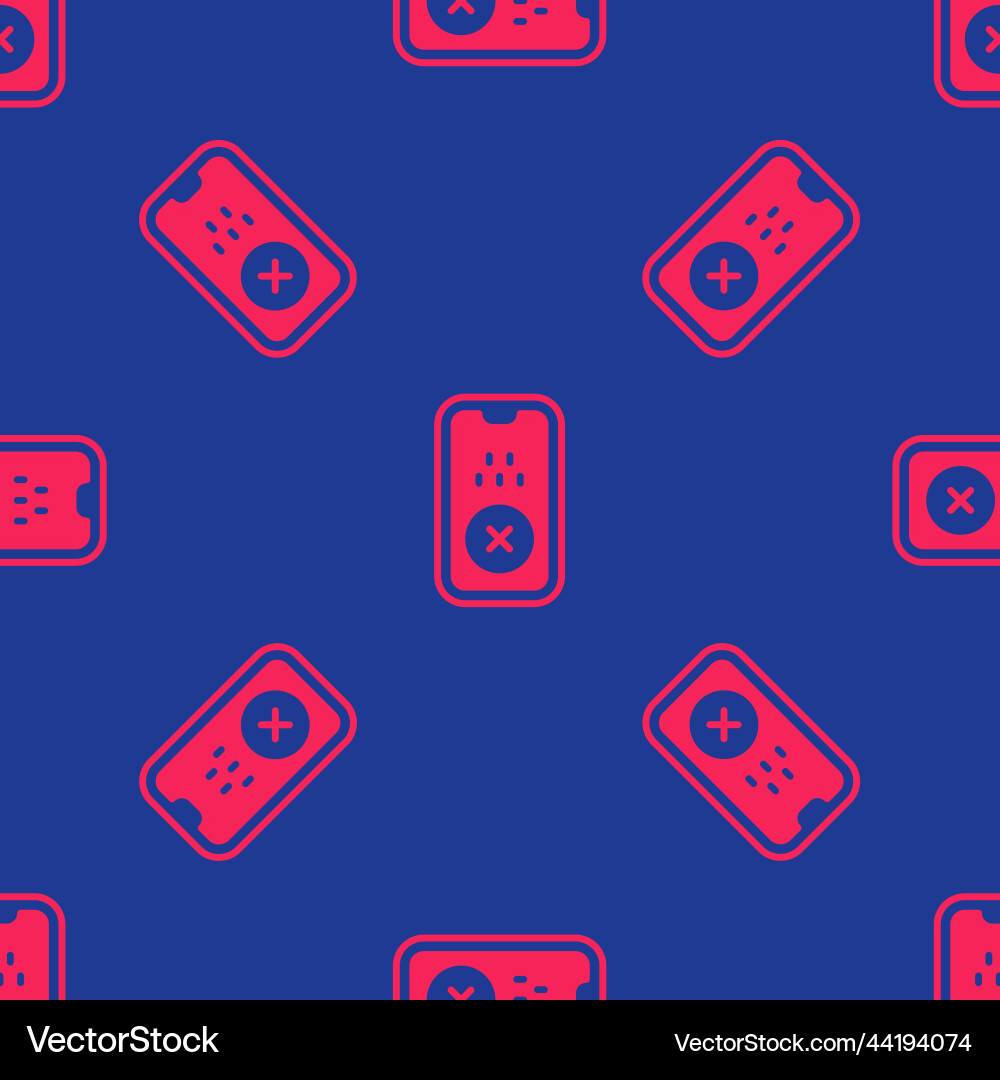 Red taxi mobile app icon isolated seamless pattern Red taxi mobile app icon isolated seamless pattern Vector Image